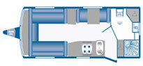 Bailey Pegasus II Milan layout