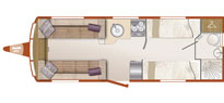 Bailey Unicorn Cadiz layout