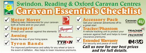 Caravan Essentials Checklist from Swindon Caravans